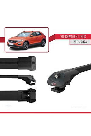 Volkswagen T-Roc 2017 ve Sonrası ile uyumlu ACE-1 Ara Atkı Tavan Barı SİYAH