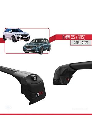 BMW X5 (G05) 2019 ve Sonrası ile Uyumlu ACE-2 Ara Atkı Tavan Barı SİYAH