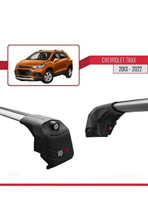 Chevrolet TRAX 2013-2022 Arası ile uyumlu ACE-2 Ara Atkı Tavan Barı GRİ