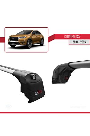 Citroen DS7 CROSSBACK 2018 ve Sonrası ile uyumlu ACE-2 Ara Atkı Tavan Barı GRİ