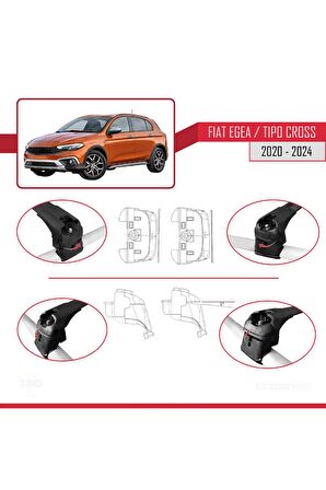 Cupra Formentor 2020 Ve Sonrası Ile Uyumlu Ace-2 Ara Atkı Tavan Barı Siyah