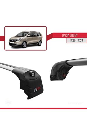 Dacia Lodgy 2012-2022 Arası ile uyumlu ACE-2 Ara Atkı Tavan Barı GRİ