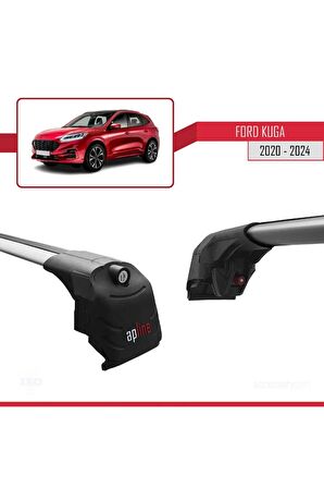 Ford KUGA (CX482) 2020 ve Sonrası ile uyumlu ACE-2 Ara Atkı Tavan Barı GRİ