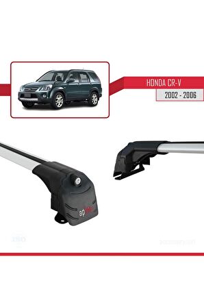 Honda CR-V 2002-2006 Arası ile uyumlu ACE-2 Ara Atkı Tavan Barı GRİ