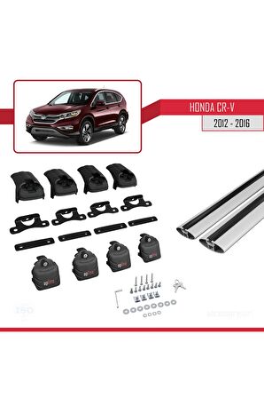 Honda CR-V 2012-2016 Arası ile uyumlu ACE-2 Ara Atkı Tavan Barı GRİ