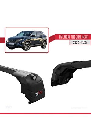 Hyundai TUCSON 2022 2023 2024 ACE-2 Ara Atkı Tavan Barı SİYAH