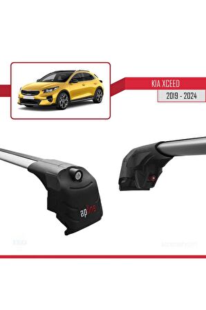Kia XCeed 2019 ve Sonrası ile uyumlu ACE-2 Ara Atkı Tavan Barı GRİ