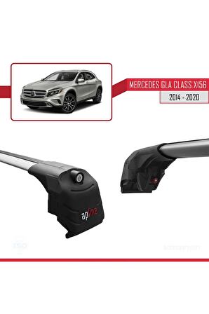Mercedes GLA (X156) 2014-2020 Arası ile uyumlu ACE-2 Ara Atkı Tavan Barı GRİ