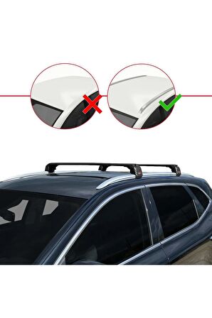 MG HS 2018 ve Sonrası ile uyumlu ACE-2 Ara Atkı Tavan Barı SİYAH