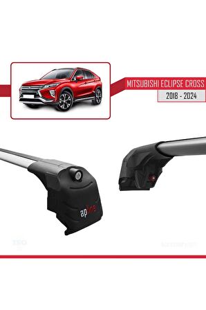 Mitsubishi Eclipse Cross (GK) 2018 Ve Sonrası Ile Uyumlu Ace-2 Ara Atkı Tavan Barı Gri