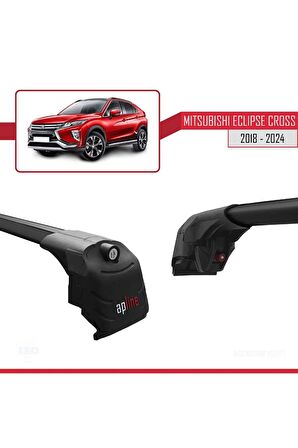 Mitsubishi Eclipse CROSS 2018 ve Sonrası ile uyumlu ACE-2 Ara Atkı Tavan Barı SİYAH