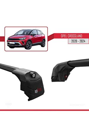 Opel CROSSLAND 2020 ve Sonrası ile uyumlu ACE-2 Ara Atkı Tavan Barı SİYAH