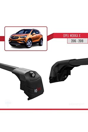 Opel MOKKA X 2016-2020 Arası ile uyumlu ACE-2 Ara Atkı Tavan Barı SİYAH