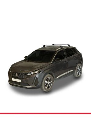 Peugeot 3008 2017-2024 Arası Ile Uyumlu Ace-2 Ara Atkı Tavan Barı Gri