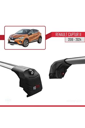 Renault Captur  2019 ve Sonrası ile Uyumlu ACE-2 Ara Atkı Tavan Barı GRİ