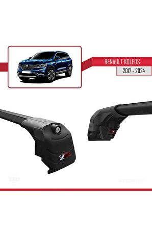 Renault Koleos 2017 ve Sonrası ile uyumlu ACE-2 Ara Atkı Tavan Barı SİYAH