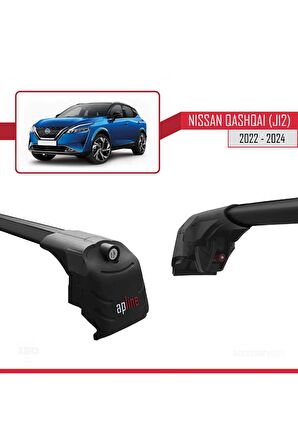 Nissan Qashqai 2022 Ve Sonrası Ile Uyumlu Ace-2 Ara Atkı Tavan Barı Siyah
