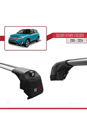 Suzuki Vitara 2015 ve Sonrası ile uyumlu ACE-2 Ara Atkı Tavan Barı GRİ