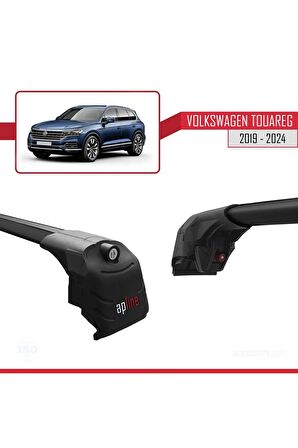 Volkswagen Touareg 2019 ve Sonrası ile uyumlu ACE-2 Ara Atkı Tavan Barı SİYAH