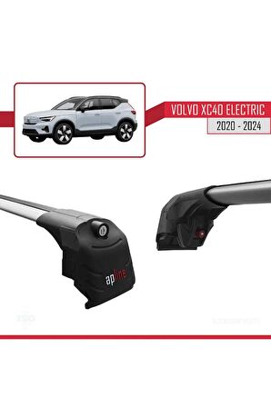 Volvo XC40 (Elektrikli) 2020 ve Sonrası ile uyumlu ACE-2 Ara Atkı Tavan Barı GRİ