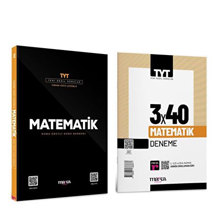 Marka Yayınları TYT Matematik Soru ve Deneme Seti 2 Kitap