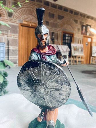 Achilles Savaşçı Biblo - Efsanevi Kahraman Heykeli