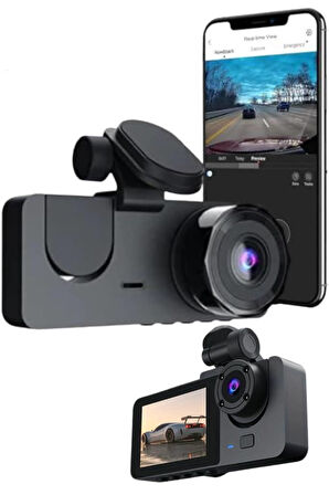 Araç İçi 3’lü Full HD Kamera Sistemi