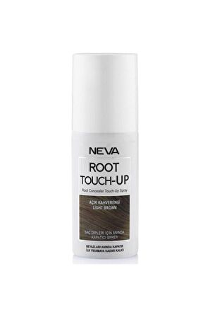 Neva Root Touch-up Saç Dipleri Için Kapatıcı Sprey Açık Kahverengi Boya