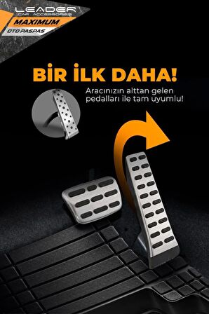 
Citroen C3 Picasso Kesilebilir Universal Paspas 4D Havuzlu Siyah   