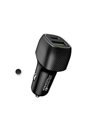 Ac-85 Pd Quick Charge 3.0 Usbx2 6A 36 Watt Araç Içi Şarj Aleti