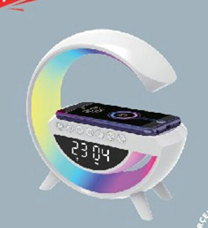 NOAS SİMİ KABLOSUZ ŞARJLI BLUETOOTHLU HOPARLÖRLÜ MASA LAMBASI RGB YL86-1240