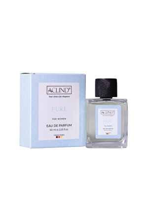 ACLIND PURE FOR WOMEN 60 ML EAU DE PARFUM  | Kadınlar İçin Tatlı Pudralı Koku Ailesi