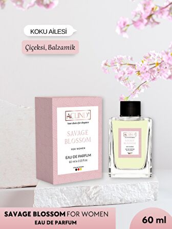 ACLIND SAVAGE BLOSSOM FOR WOMEN 60 ML EAU DE PARFUM | Kadınlar İçin Çiçeksi, Balzamik Koku Ailesi