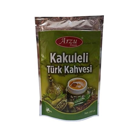 Arzu Hanım Kakuleli Türk Kahvesi 200 gr