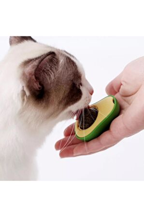 Doğal Kedi Nanesi (avokado Tasarımlı Kedi Yalama Topu) Avocado Catnip