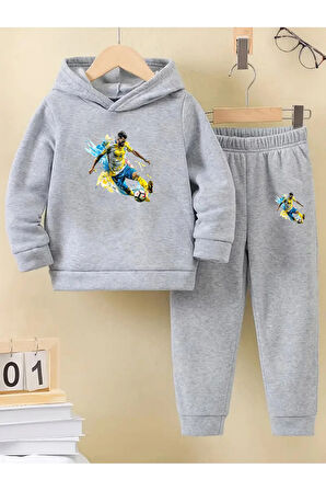 Kışlık Erkek Çocuk Eşofman Takımı 5 6 7 8 9 10 11 12 Yaş Futbol