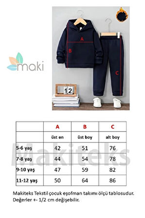 Kışlık Kız Çocuk Eşofman Takımı Şardonlu 5 6 7 8 9 10 11 12 yaş Labubu