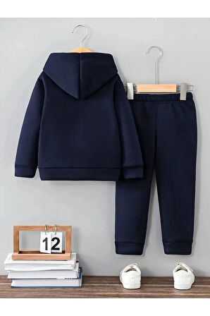 Kışlık Kız Erkek Çocuk Eşofman Takımı LiLo 5 6 7 8 9 10 11 12 yaş winter kış teması