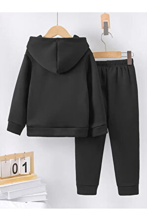 Kışlık Kız Erkek Çocuk Eşofman Takımı LiLo 5 6 7 8 9 10 11 12 yaş winter kış teması