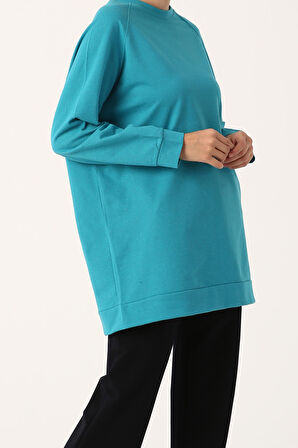 Mint Reglan Kol Basic Sweat Tunik