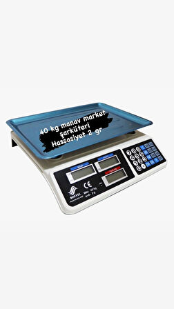 40 KG MANAV-MARKET ÇELİK KEFELİ TERAZİ