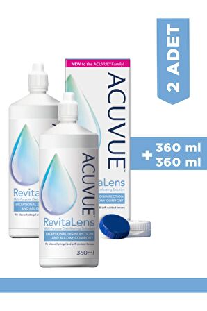 Revitalens Dezenfektan Lens Solüsyon 360 ML 2 ADET ( 03/2024 - 06/2024 )