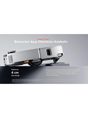 Roborock Saros 10 Çöp İstasyonlu Beyaz Akıllı Robot Süpürge