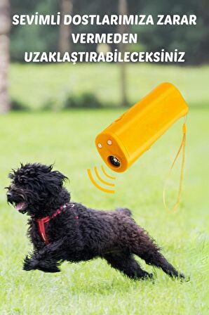 AD-100 Ultrasonik 150 DB Uzun Menzilli Köpek Savunma Kovucu ve Eğitici Ses Cihazı