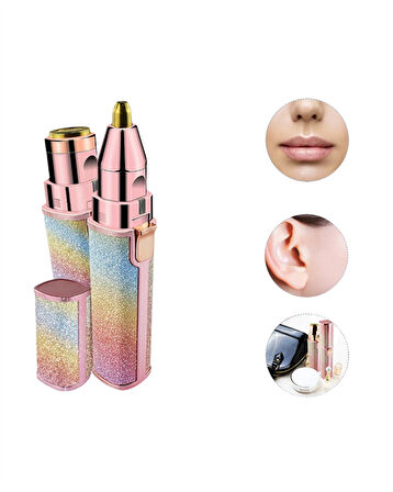 8000 RPM Taşınabilir Epilatör – Kaş Düzeltici ve Dudak Epilatörlü Pille Çalışan