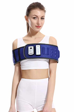 Titreşimli Kas Gevşetici Masaj Kemeri Zayıflama Aleti Bel Bölge Sırt Masaj Aleti