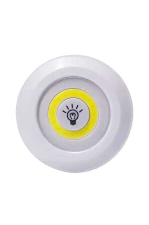 Led Lamba 3'lü Uzaktan Kumandalı Yapışkanlı