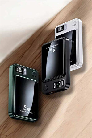 Pratik ve Taşınabilir 10.000 mAh Wireless Powerbank Hızlı Şarj Avantajı