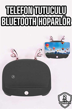 Telefon Tutuculu Akıllı Hoparlör Yüksek Ses Kaliteli Hoparlör