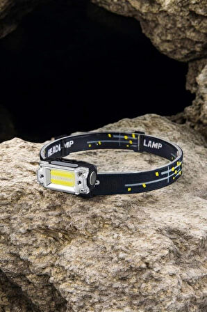 Kafa Lambası El Fenerli Kamp Lambası USB Şarjlı Esnek Lamba